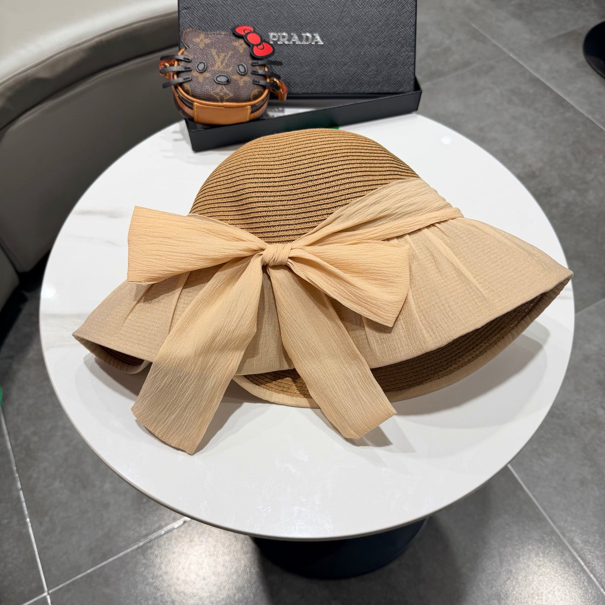 Prada Woven Bucket Hat - image 2