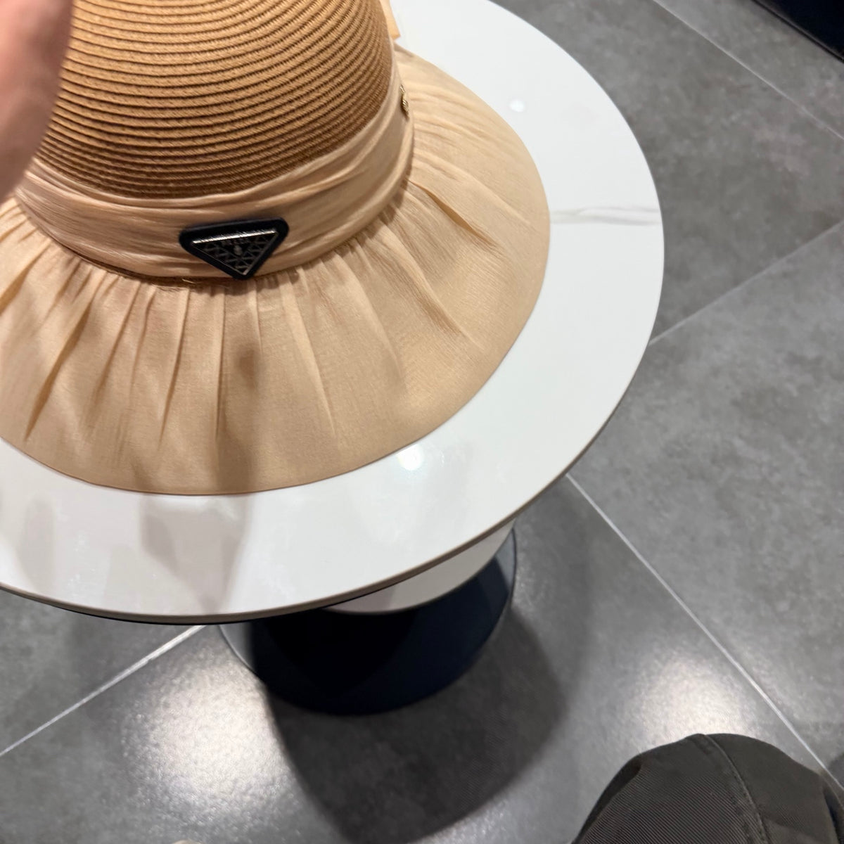 Prada Woven Bucket Hat - image 3