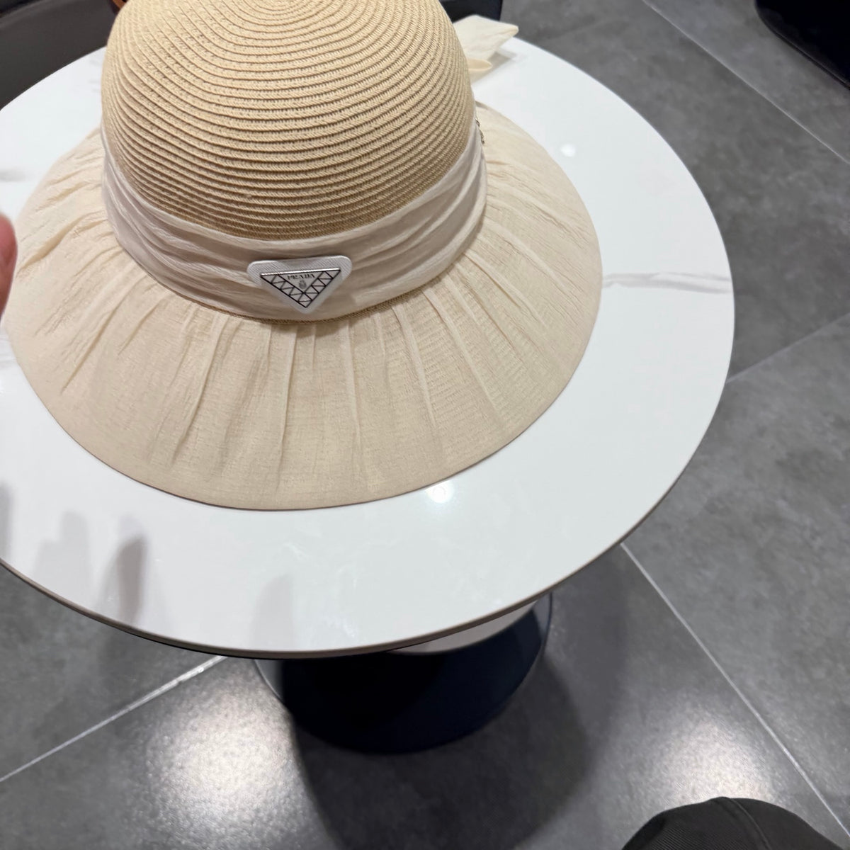 Prada Woven Bucket Hat - image 3