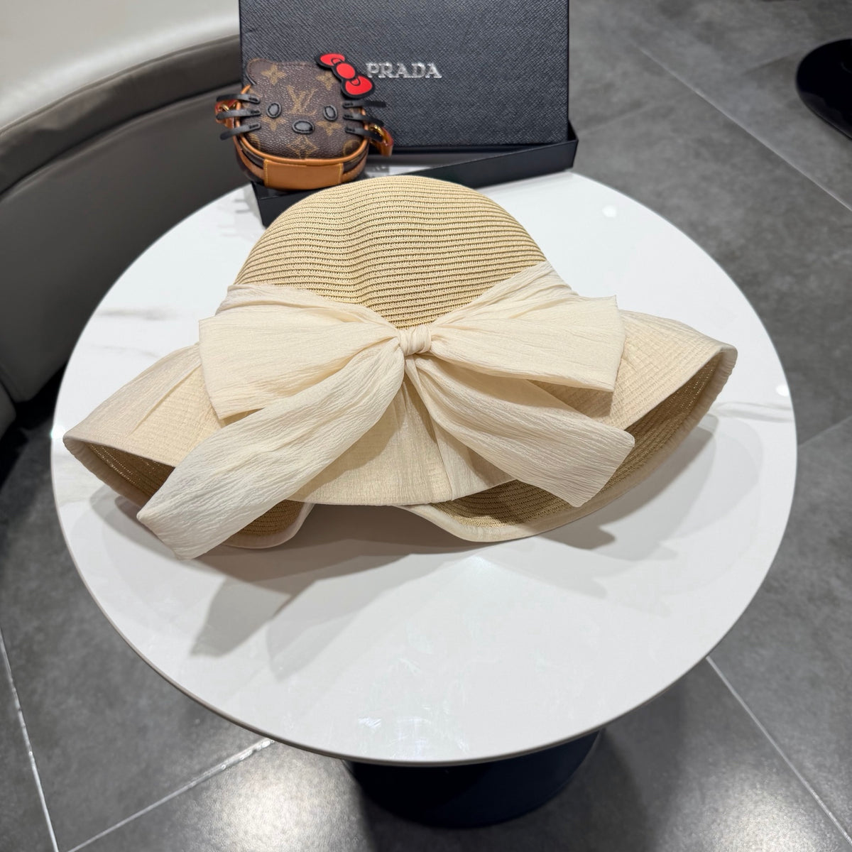Prada Woven Bucket Hat - image 2