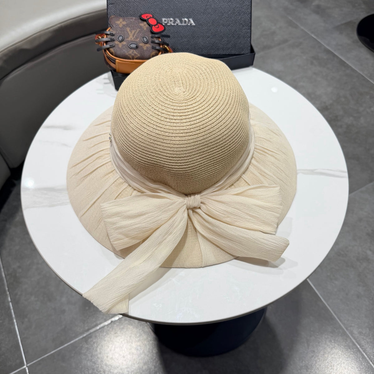 Prada Woven Bucket Hat - image 6