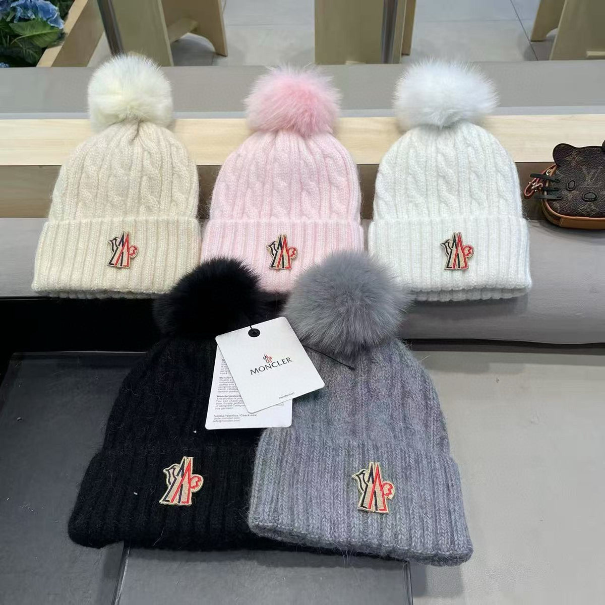 Cable Knit Beanie - image 5