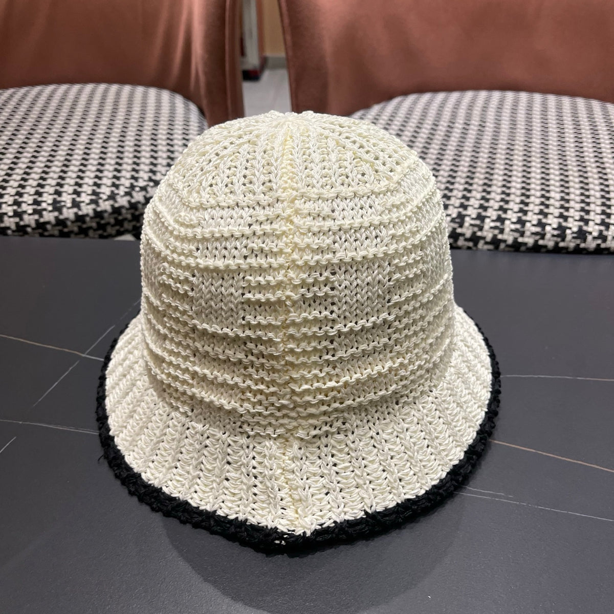 Moncler Open Knit Bucket Hat - image 6