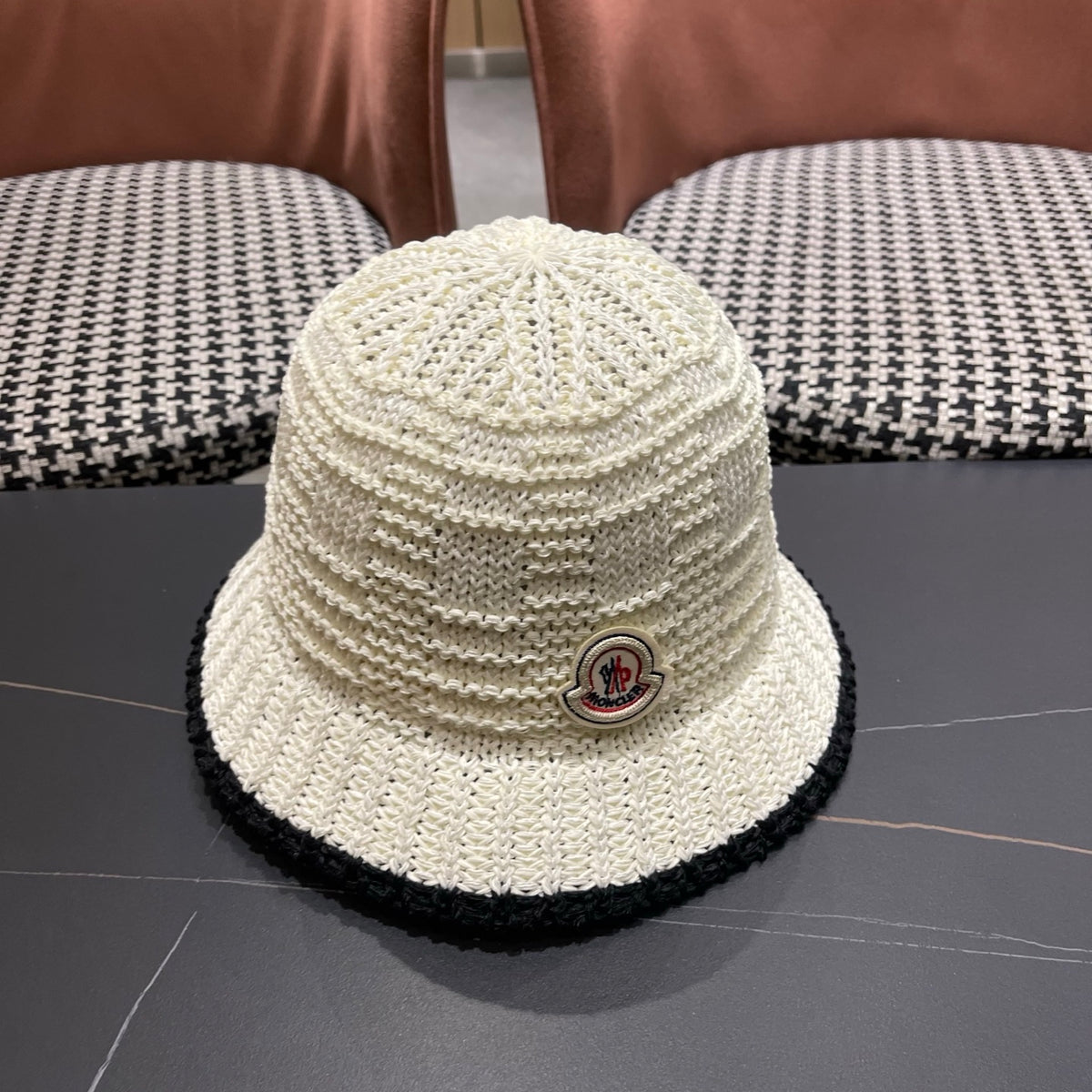 Moncler Open Knit Bucket Hat - image 3
