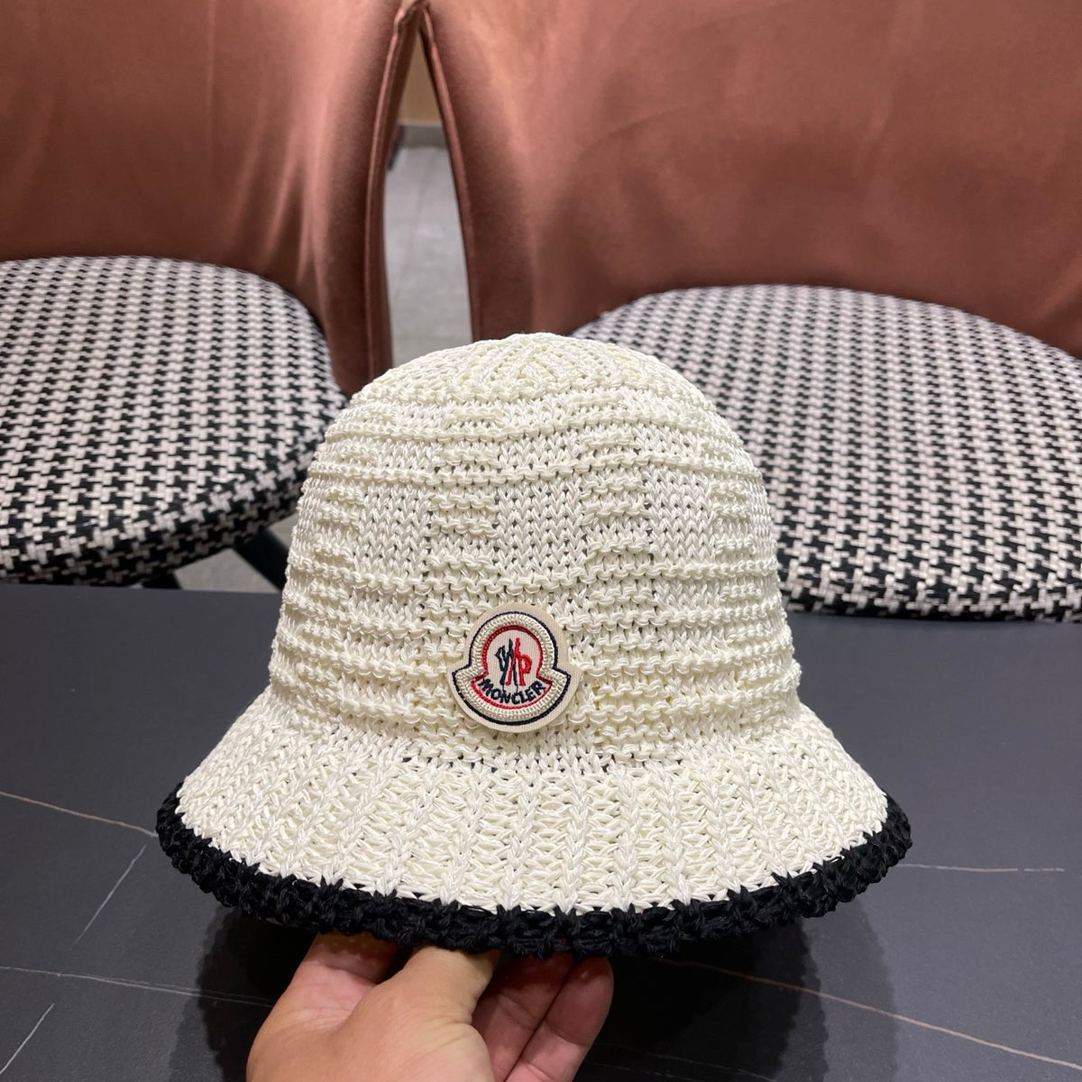 Moncler Open Knit Bucket Hat - image 7