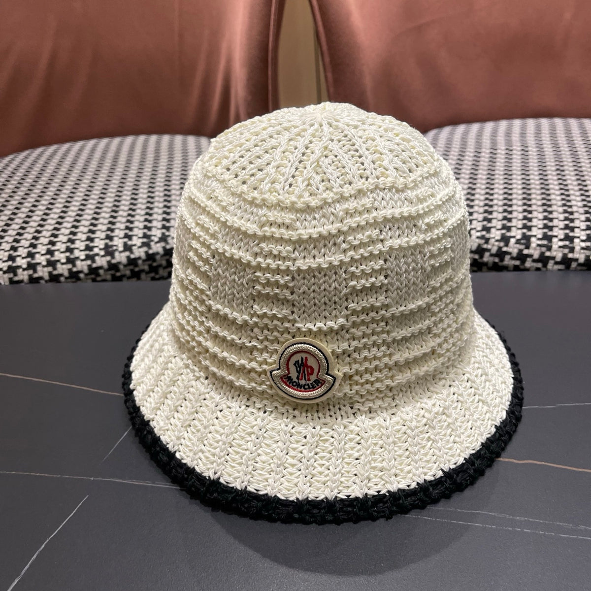 Moncler Open Knit Bucket Hat - image 4