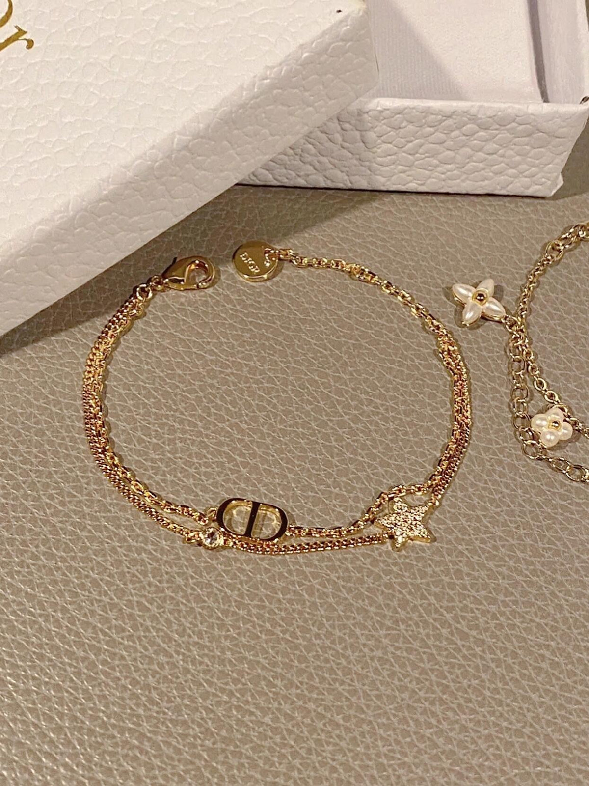 Martin Graham bracelet in polished metal-tone – front product view