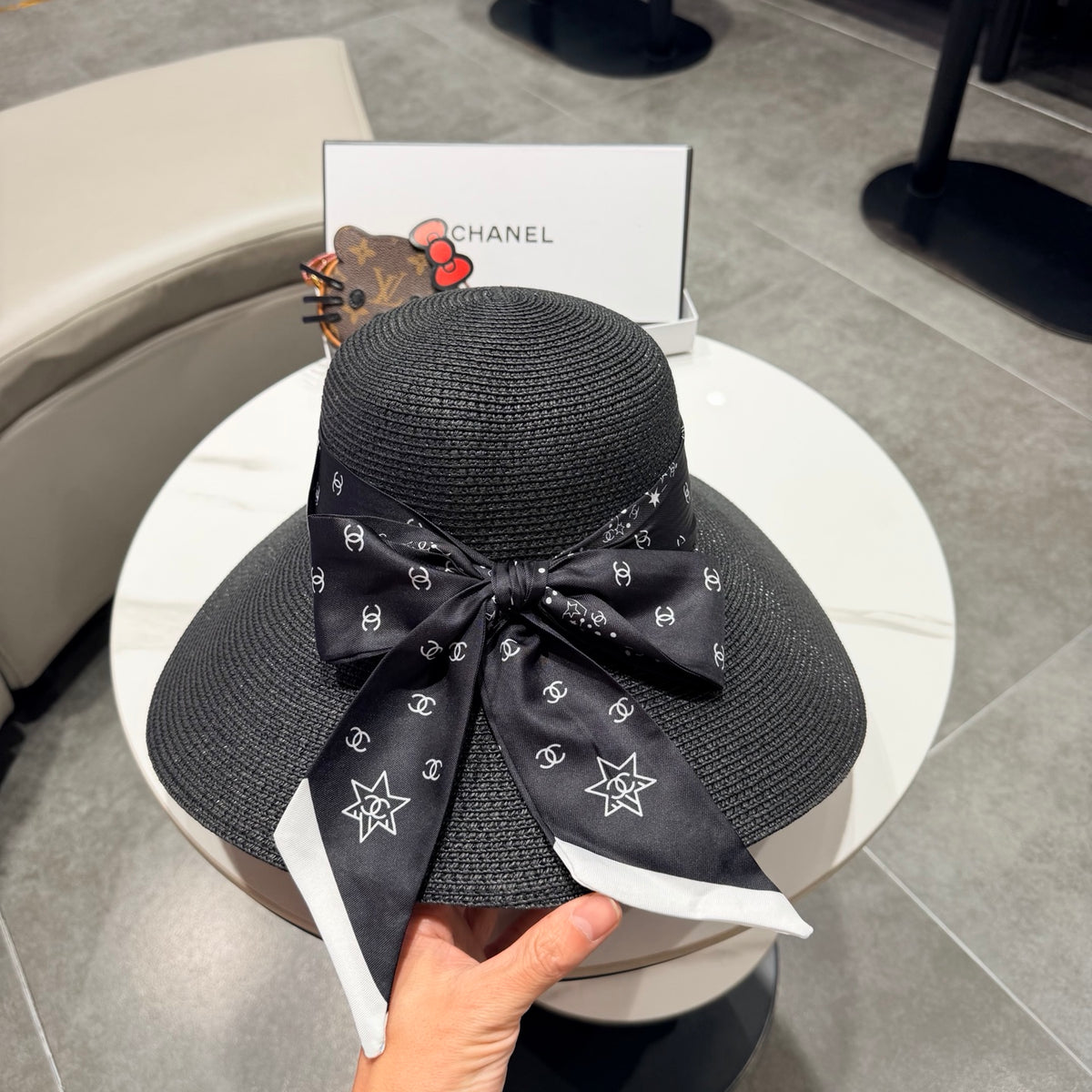 Chanel Wide Brim Hat - image 8