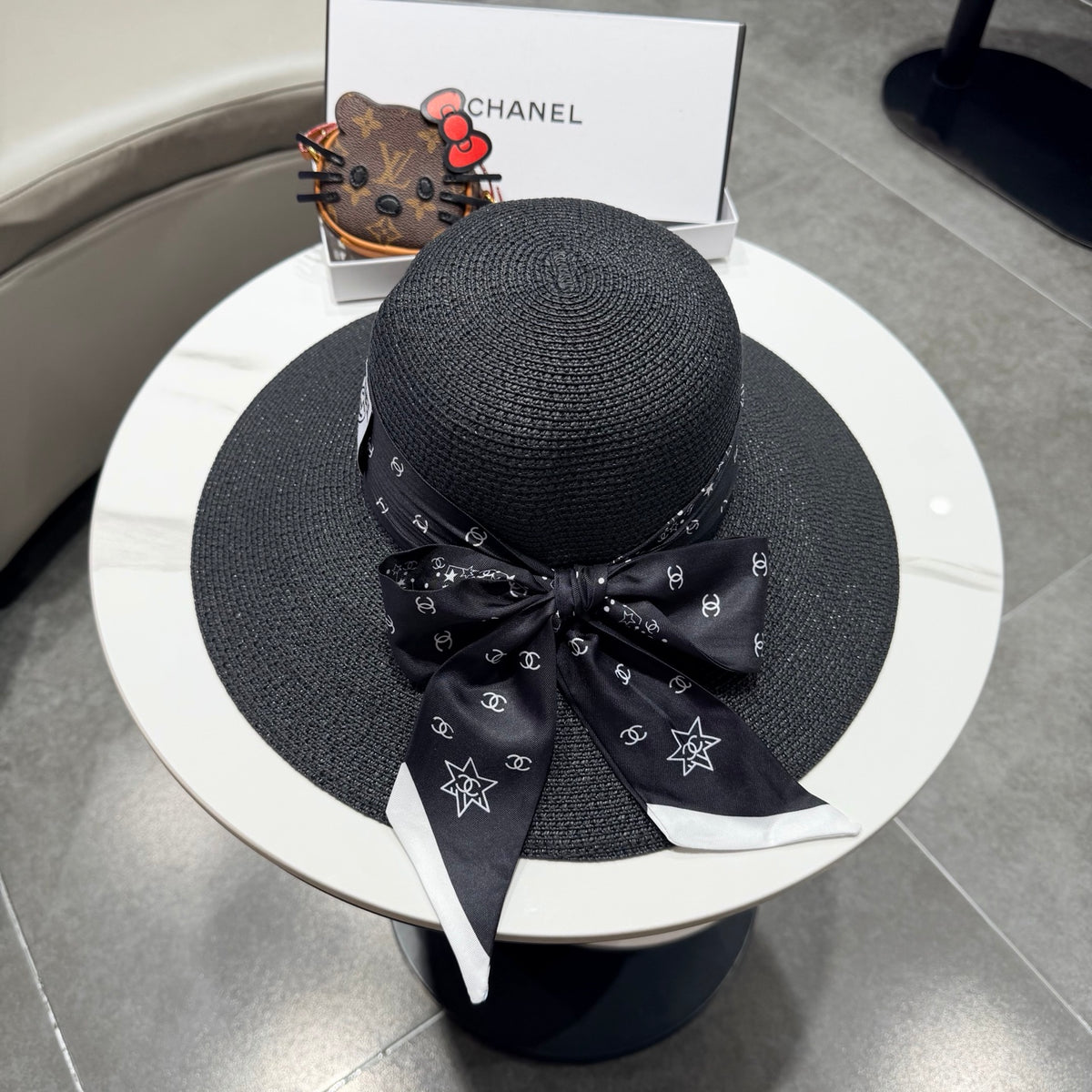 Chanel Wide Brim Hat - image 2