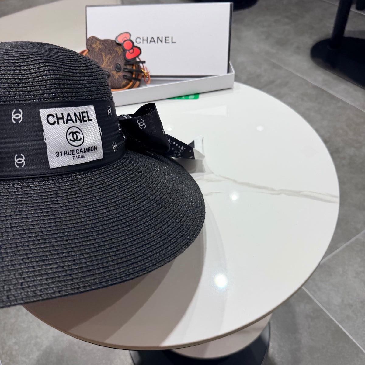 Chanel Wide Brim Hat - image 4