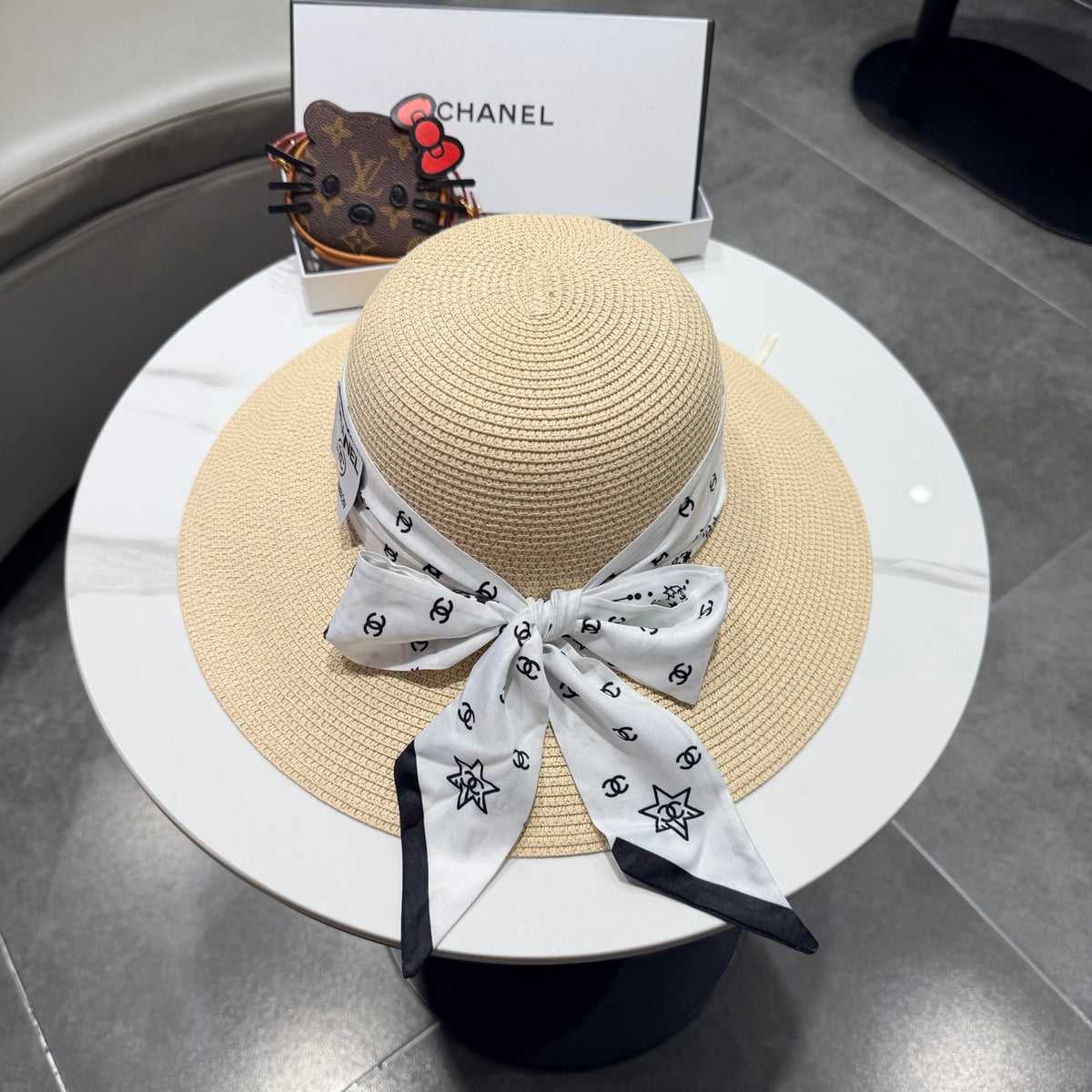 Chanel Wide Brim Hat - image 2