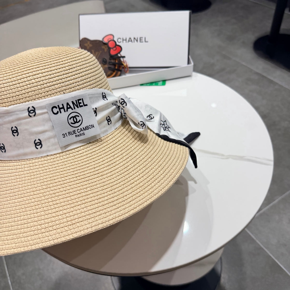 Chanel Wide Brim Hat - image 4