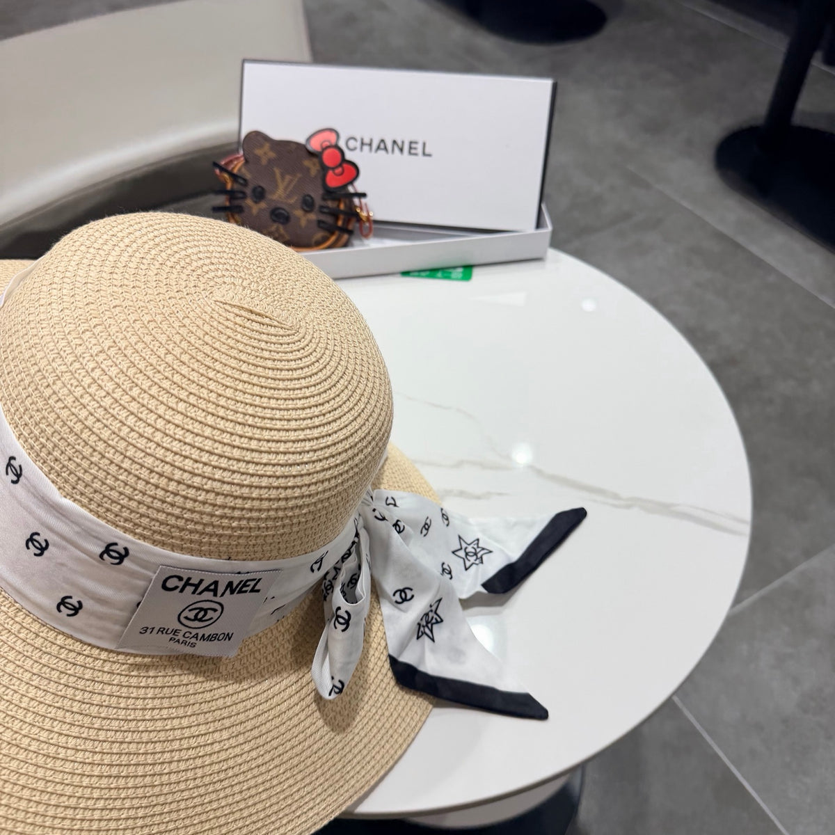 Chanel Wide Brim Hat - image 6