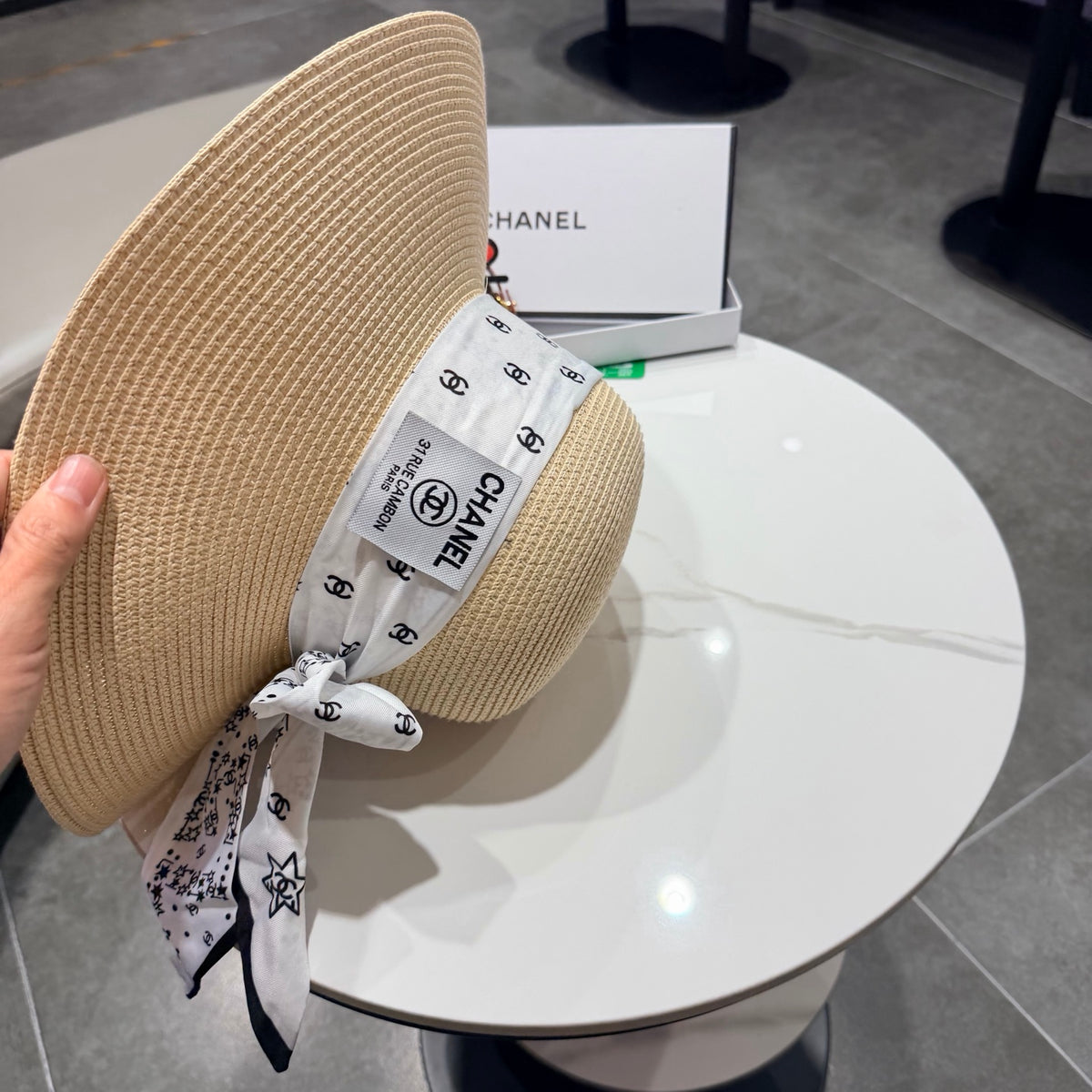 Chanel Wide Brim Hat - image 7