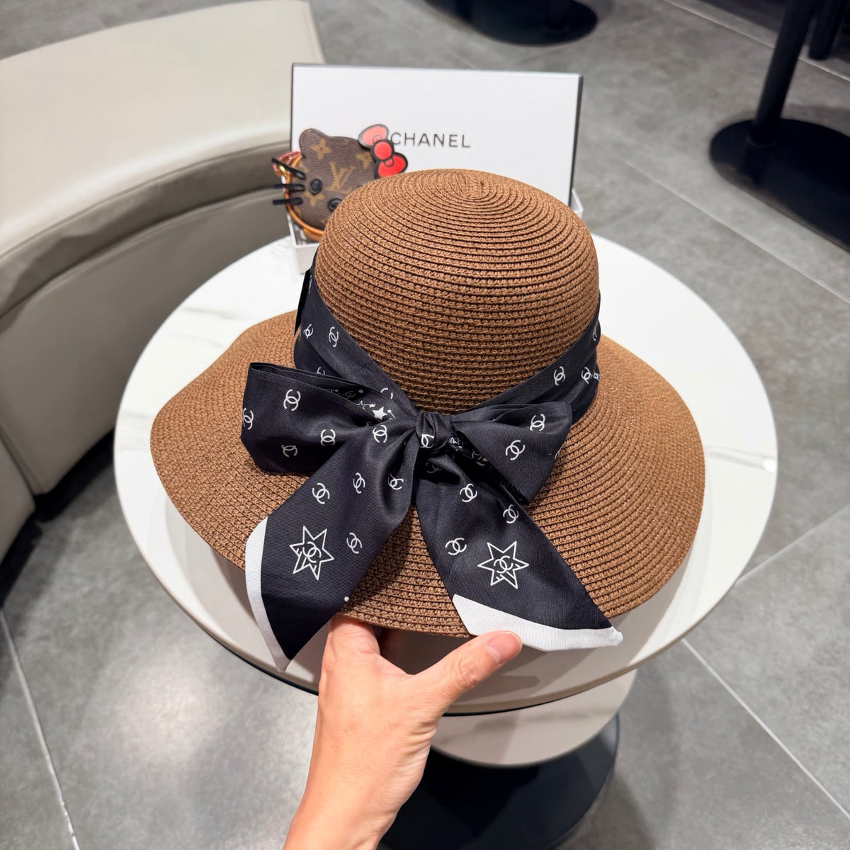 Chanel Wide Brim Hat - image 8