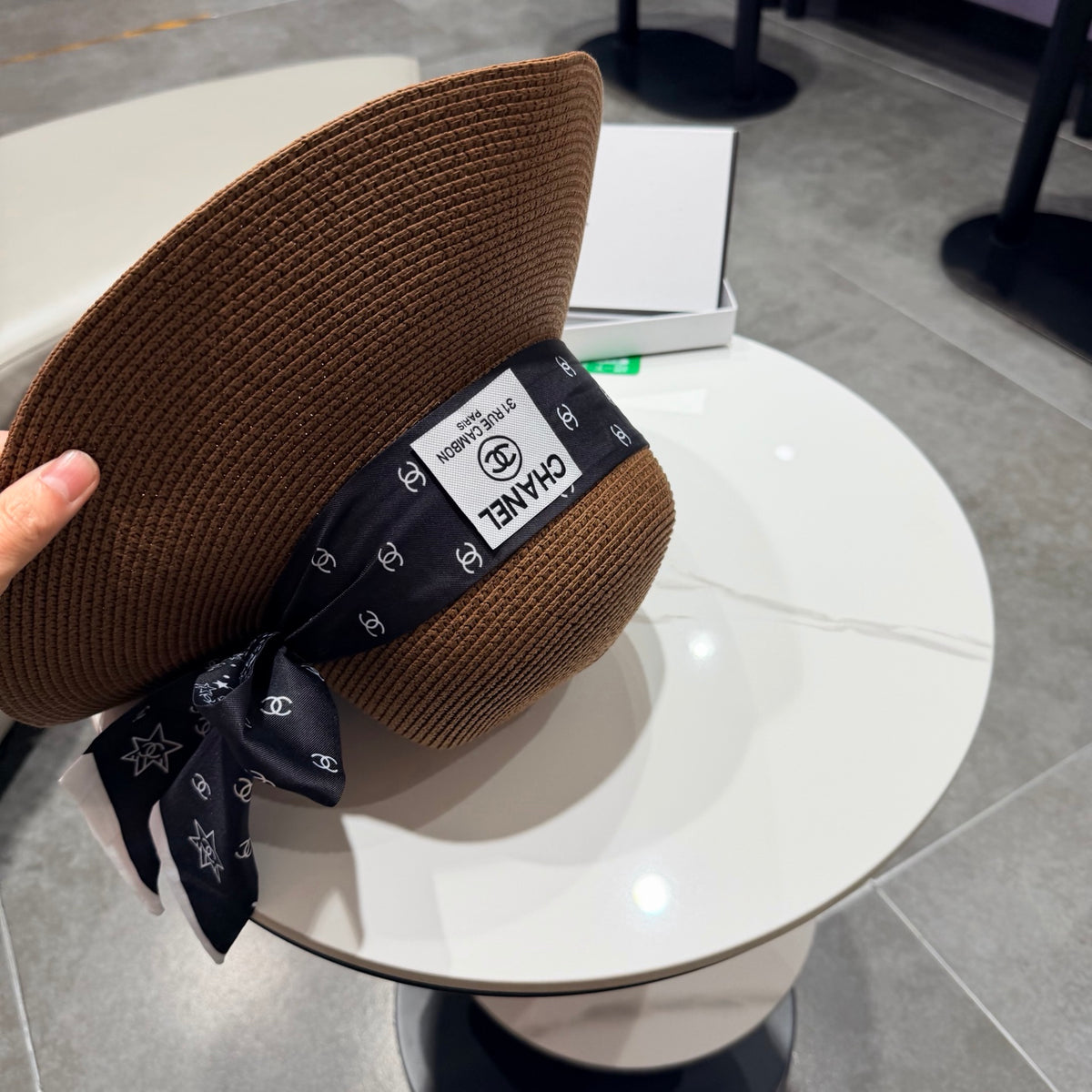 Chanel Wide Brim Hat - image 7