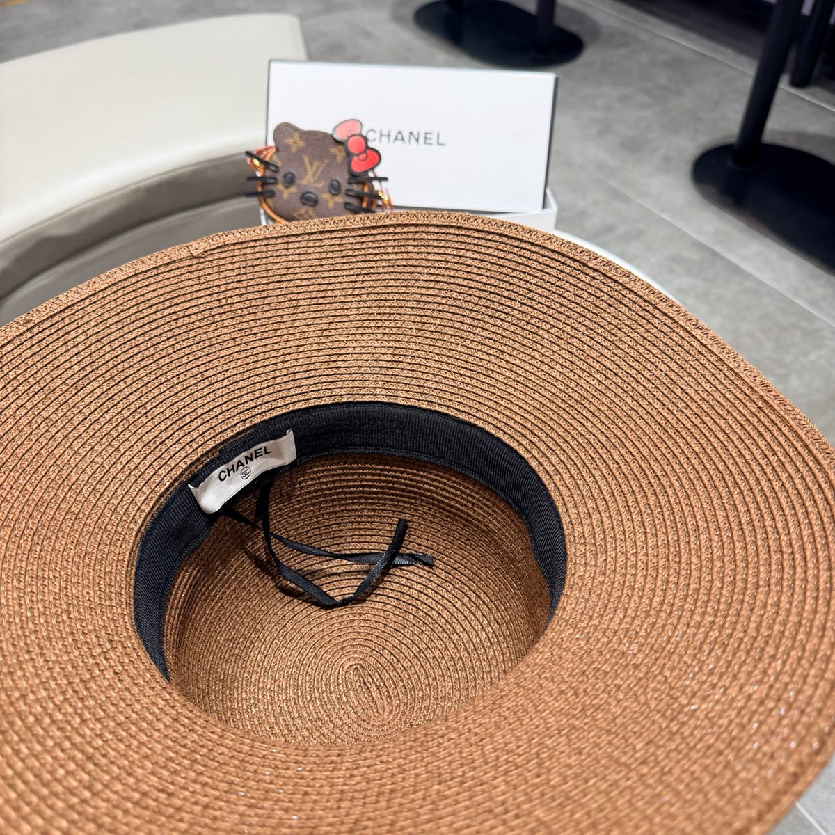 Chanel Wide Brim Hat - image 9