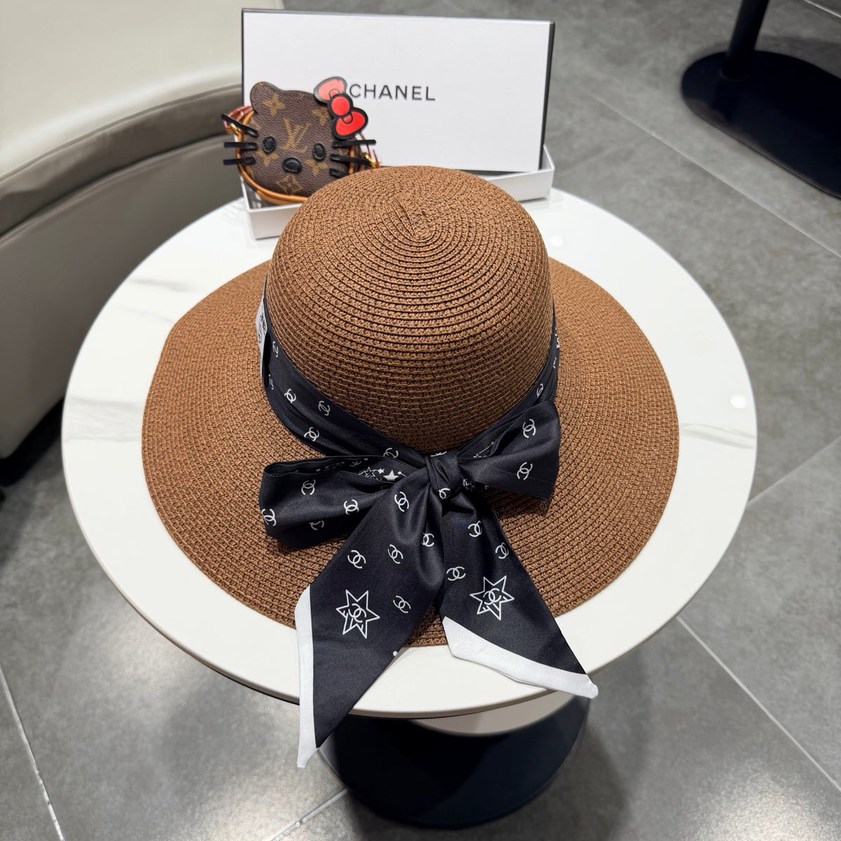 Chanel Wide Brim Hat - image 2