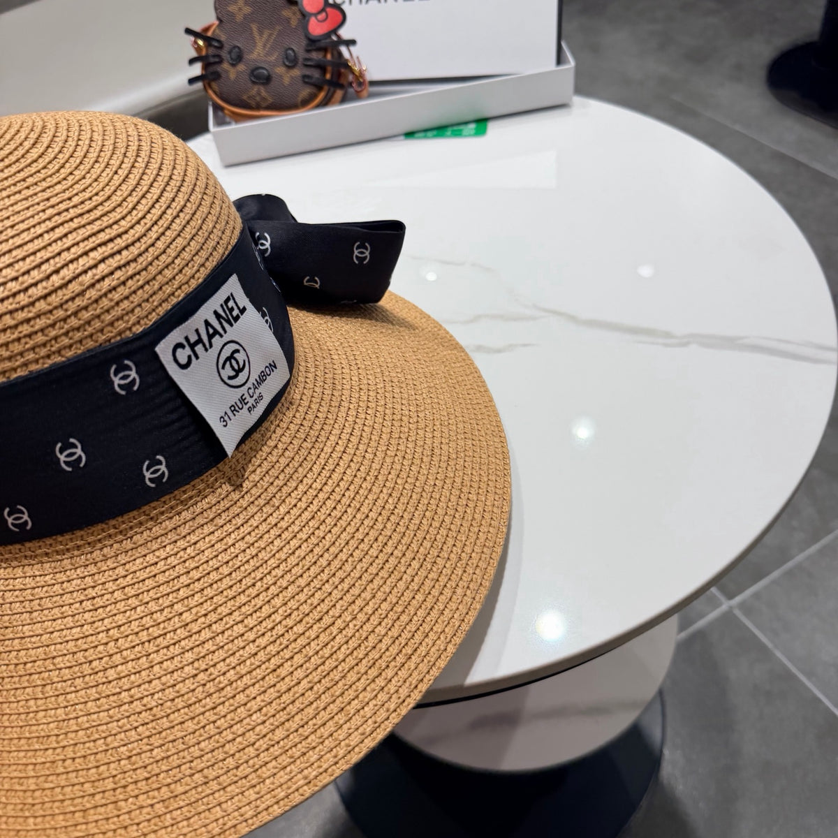 Chanel Wide Brim Hat - image 4