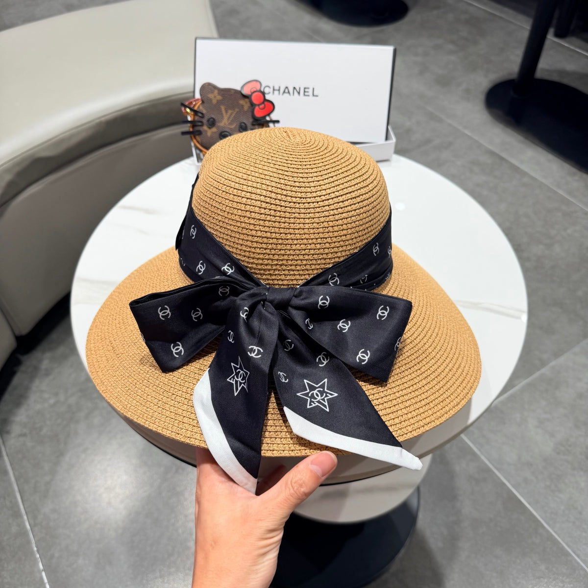 Chanel Wide Brim Hat - image 8