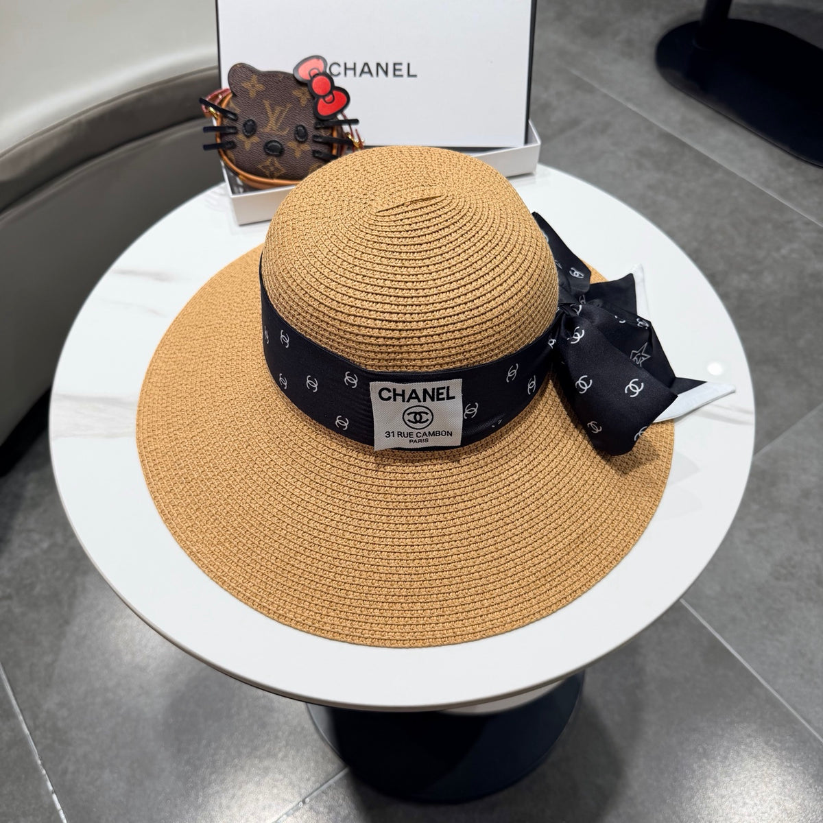 Chanel Wide Brim Hat - image 1