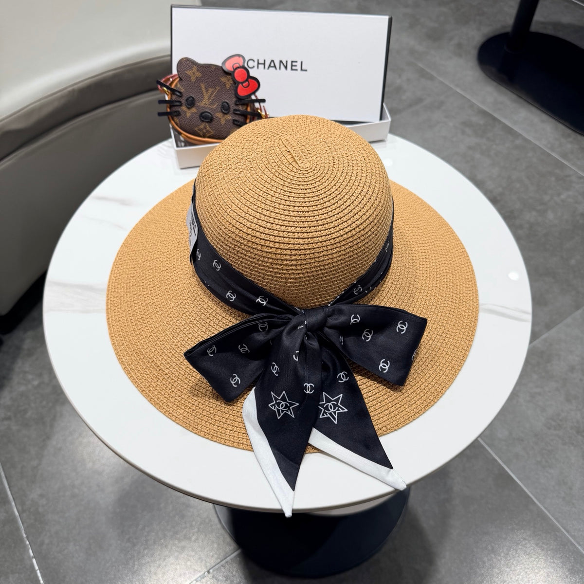 Chanel Wide Brim Hat - image 2