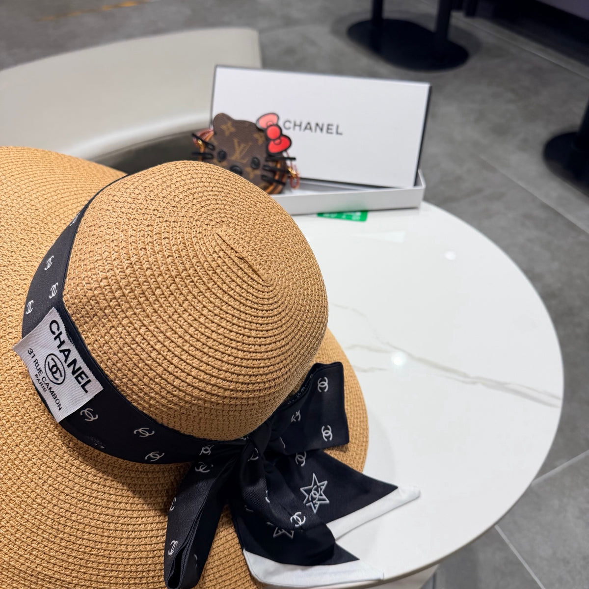Chanel Wide Brim Hat - image 6