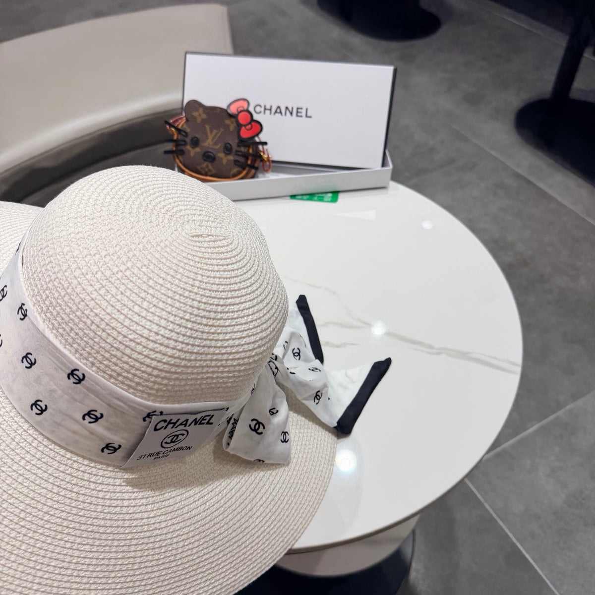 Chanel Wide Brim Hat - image 6