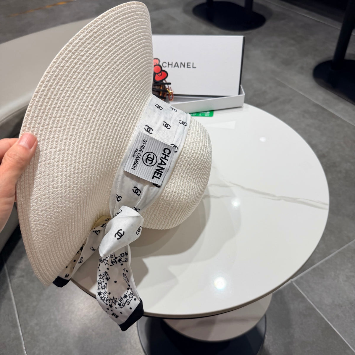 Chanel Wide Brim Hat - image 7