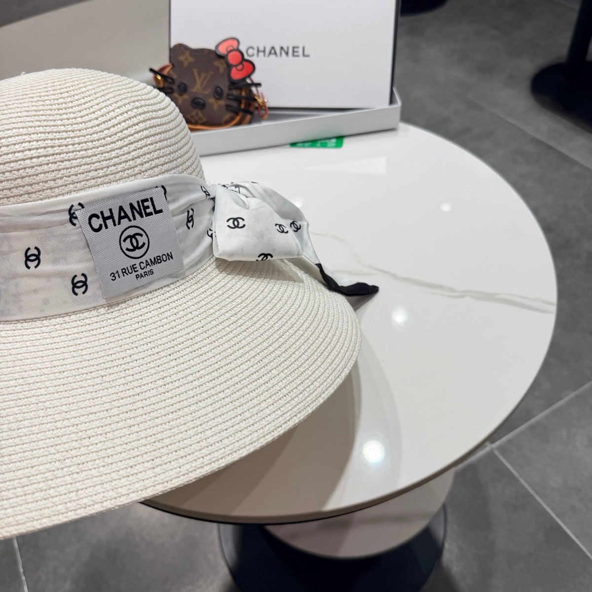 Chanel Wide Brim Hat - image 4
