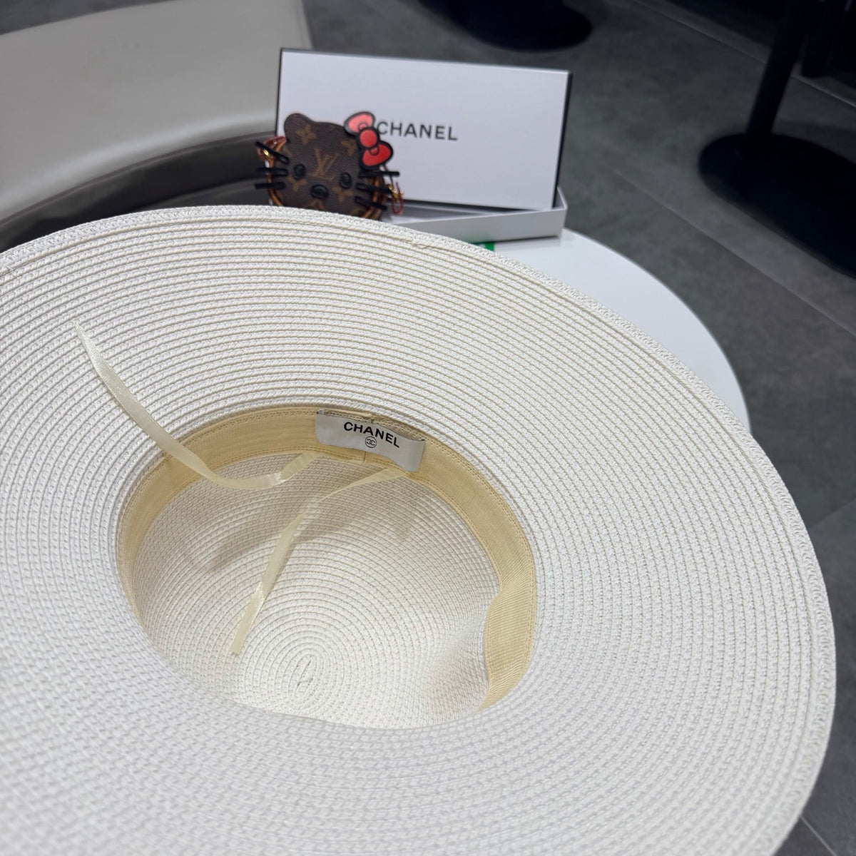 Chanel Wide Brim Hat - image 9
