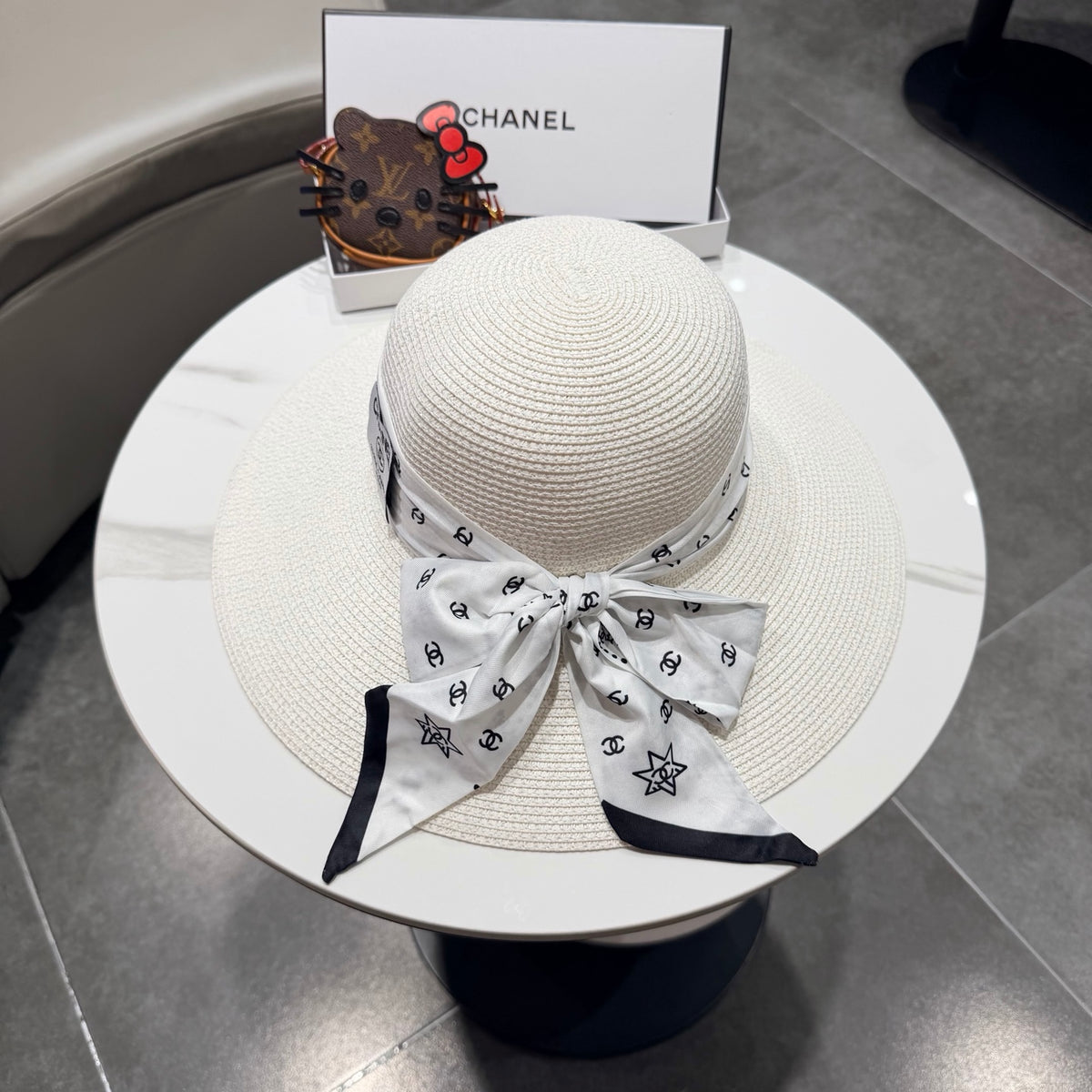 Chanel Wide Brim Hat - image 2