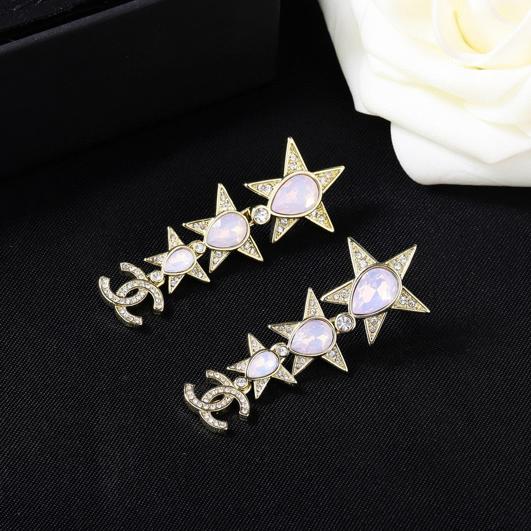 Martin Graham earrings in polished metal-tone – detail view