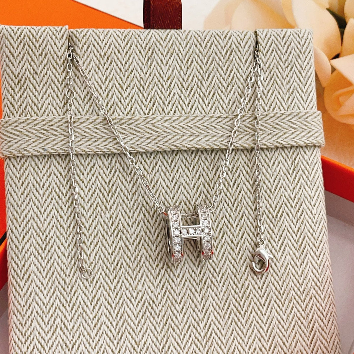 Martin Graham pendant necklace in polished metal-tone – main product view