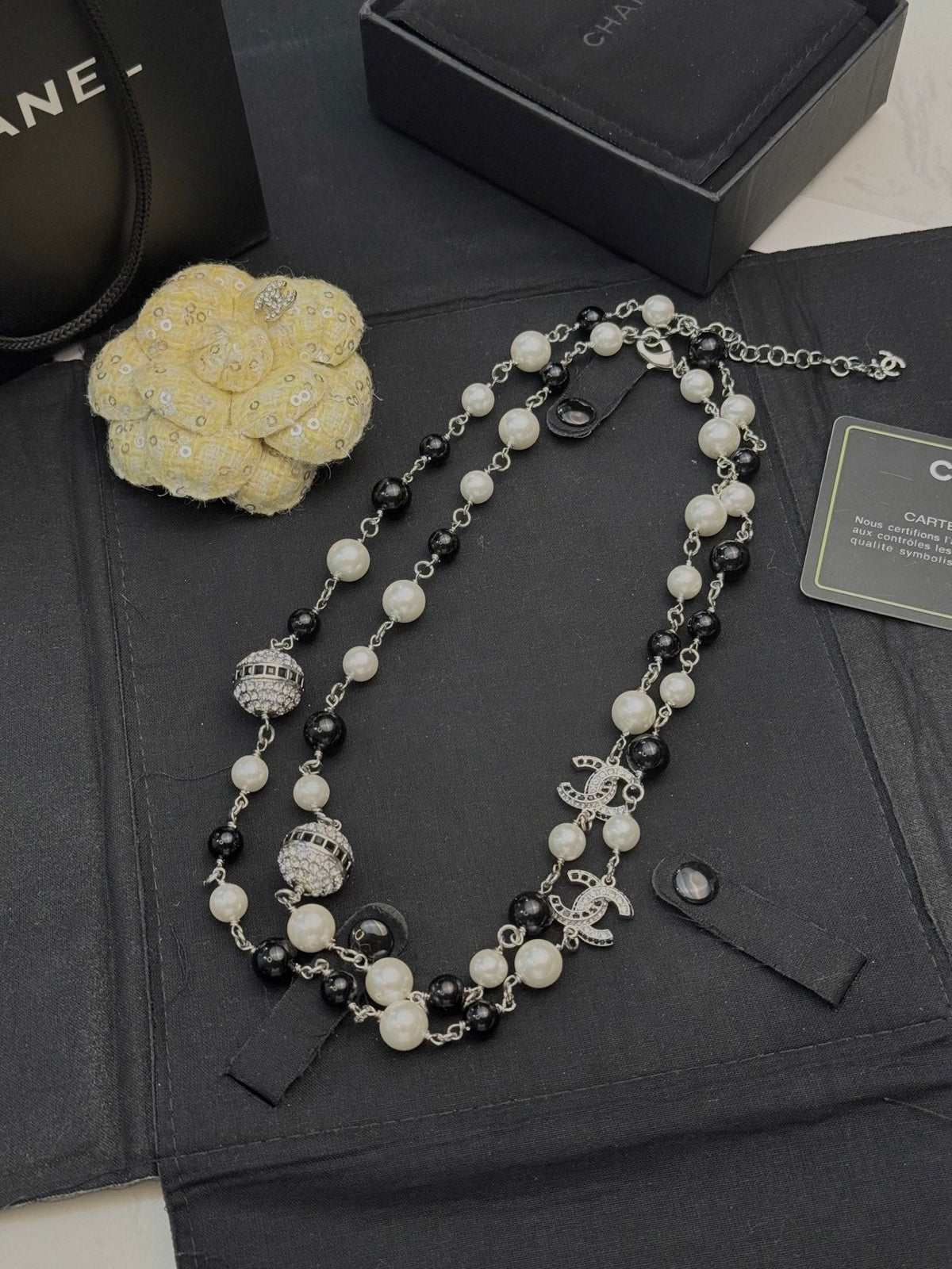 Martin Graham pendant necklace in polished metal-tone – styled product view