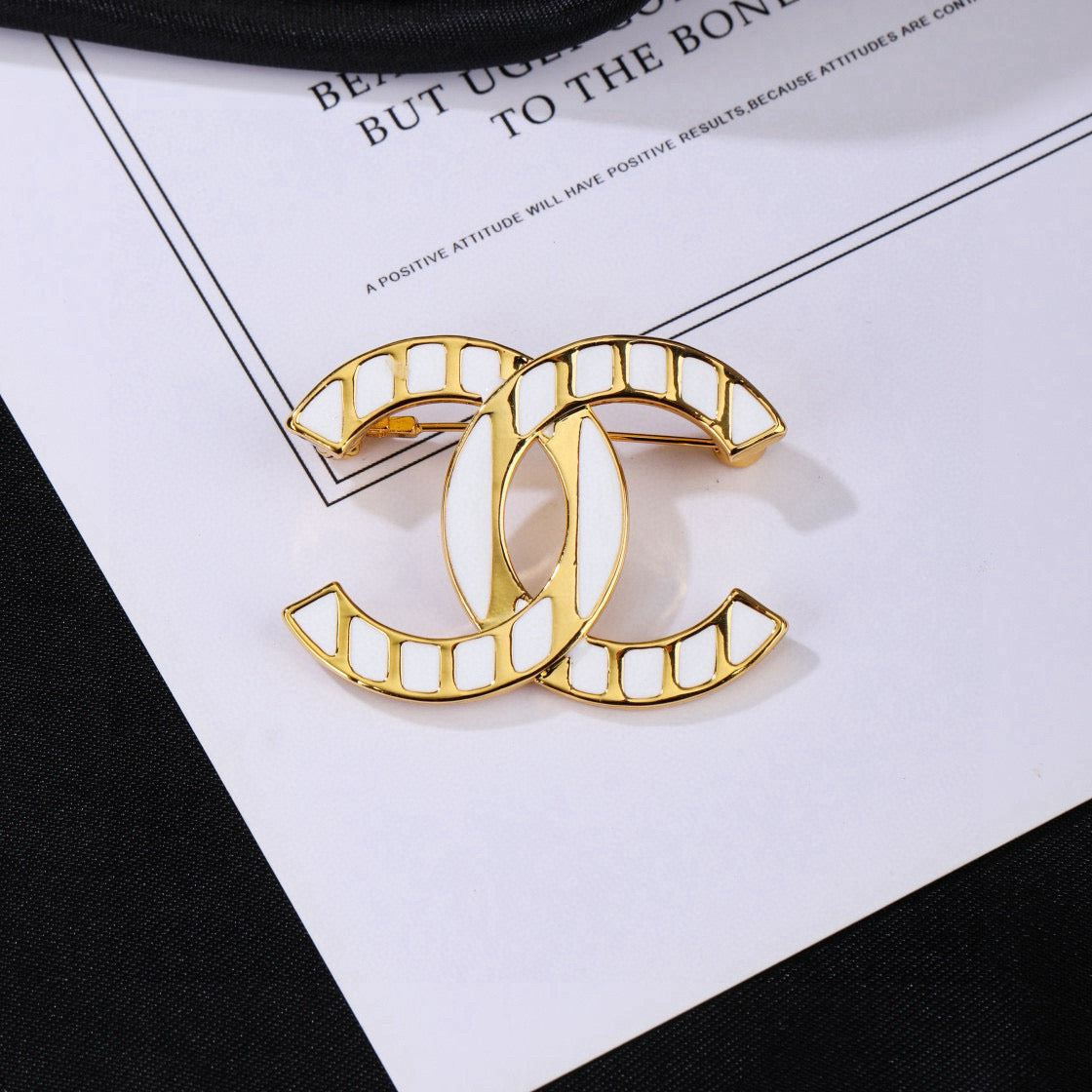 Martin Graham brooch in polished metal-tone – main product view
