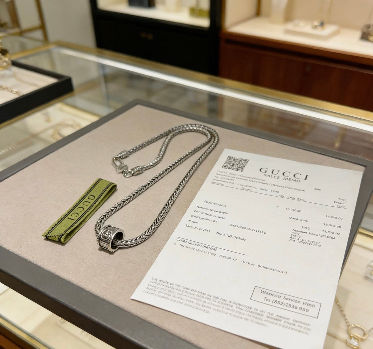 Martin Graham pendant necklace in polished metal-tone – main product view