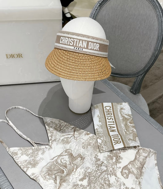 Dior Embroidered Visor - image 1