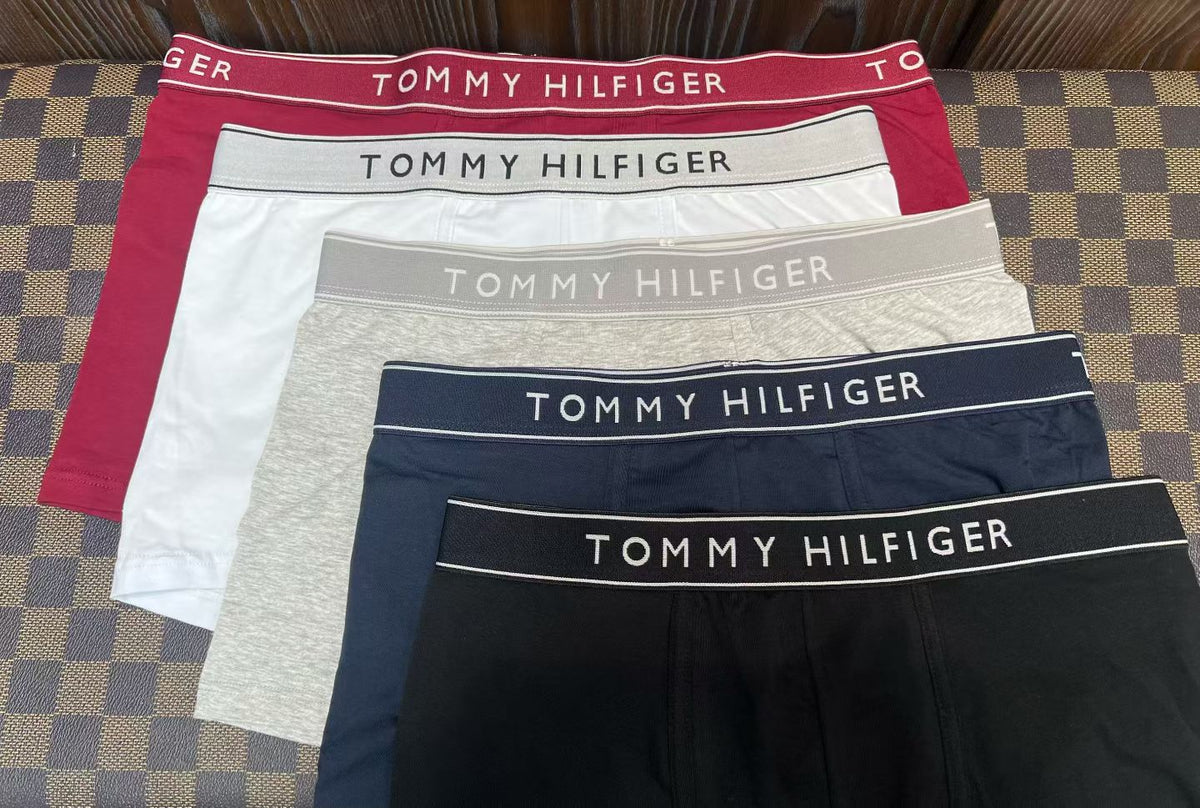 Tommy Hilfiger Logo Waistbands Men's Boxer Briefs - 3-Piece Box