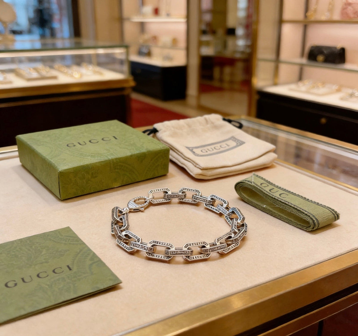 Martin Graham bracelet in polished metal-tone – main product view