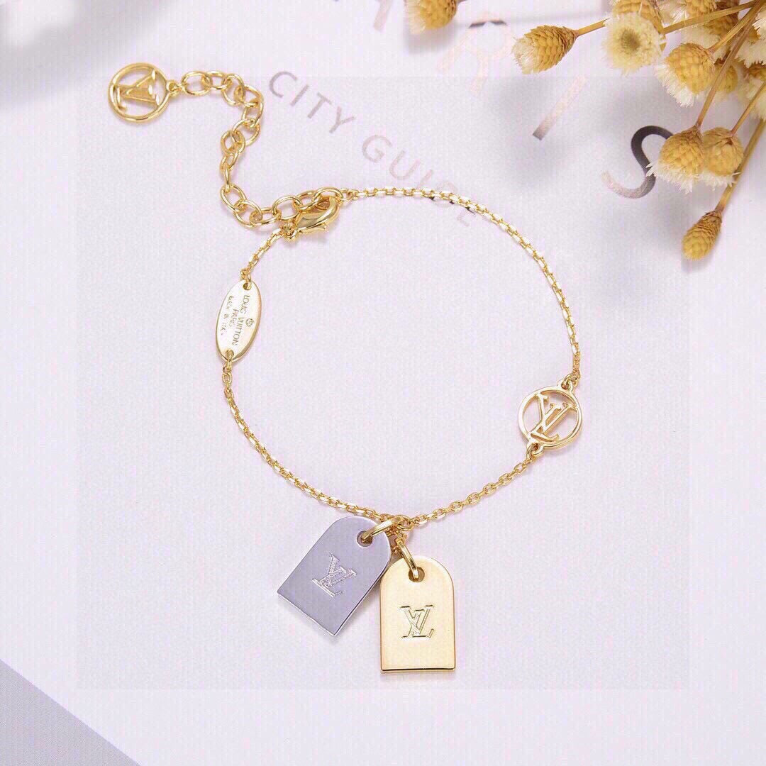 Martin Graham bracelet in polished metal-tone – front product view