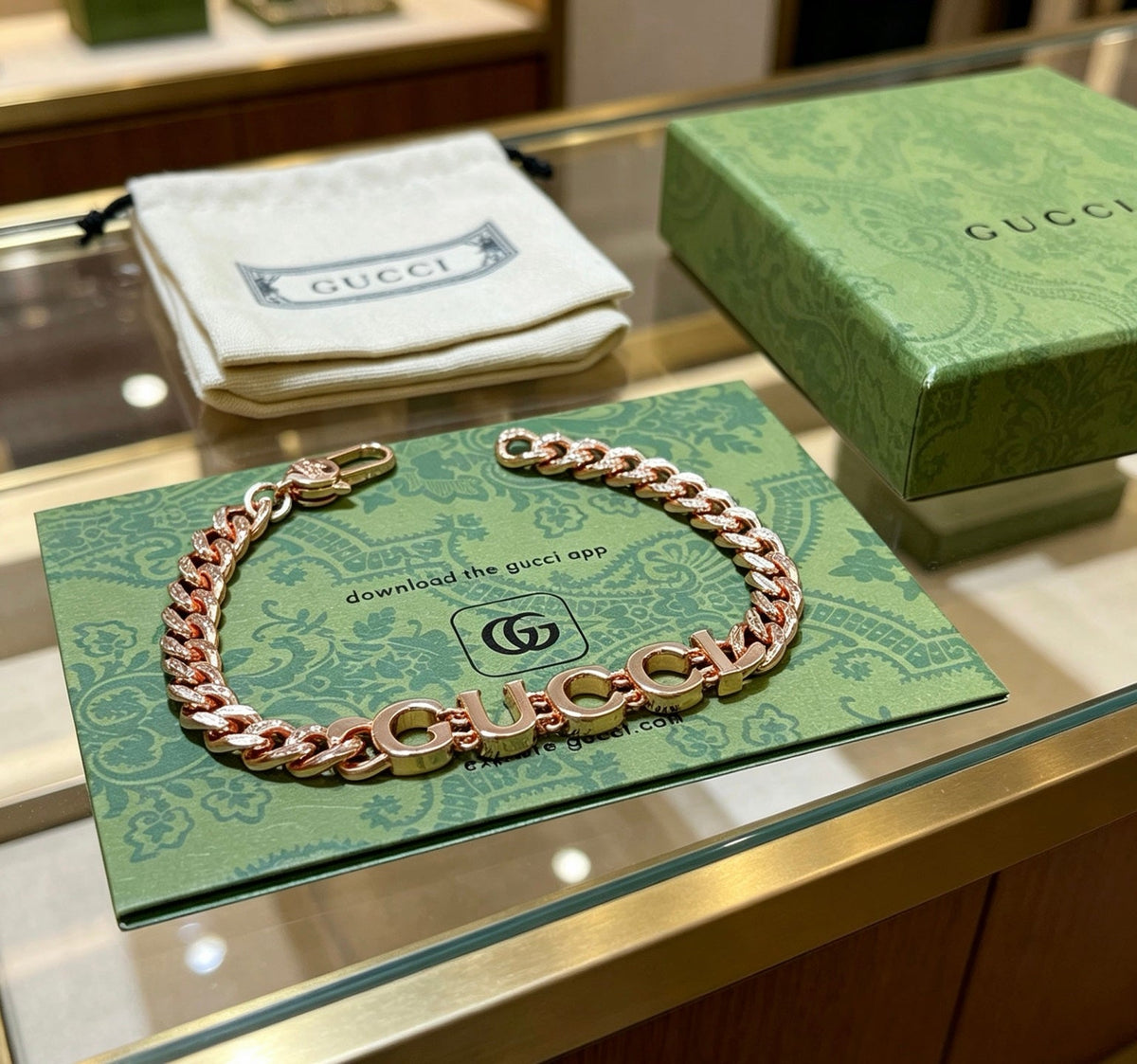 Martin Graham bracelet in polished metal-tone – main product view