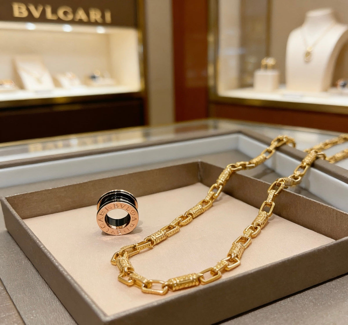 Martin Graham ring in polished metal-tone – front product view