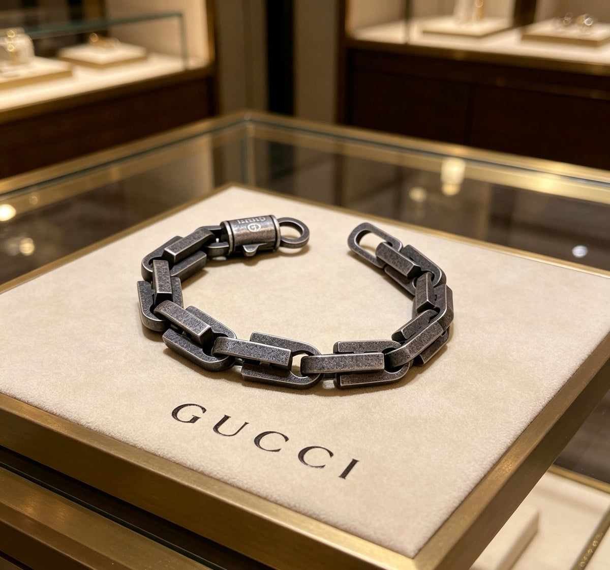 Martin Graham bracelet in polished metal-tone – main product view