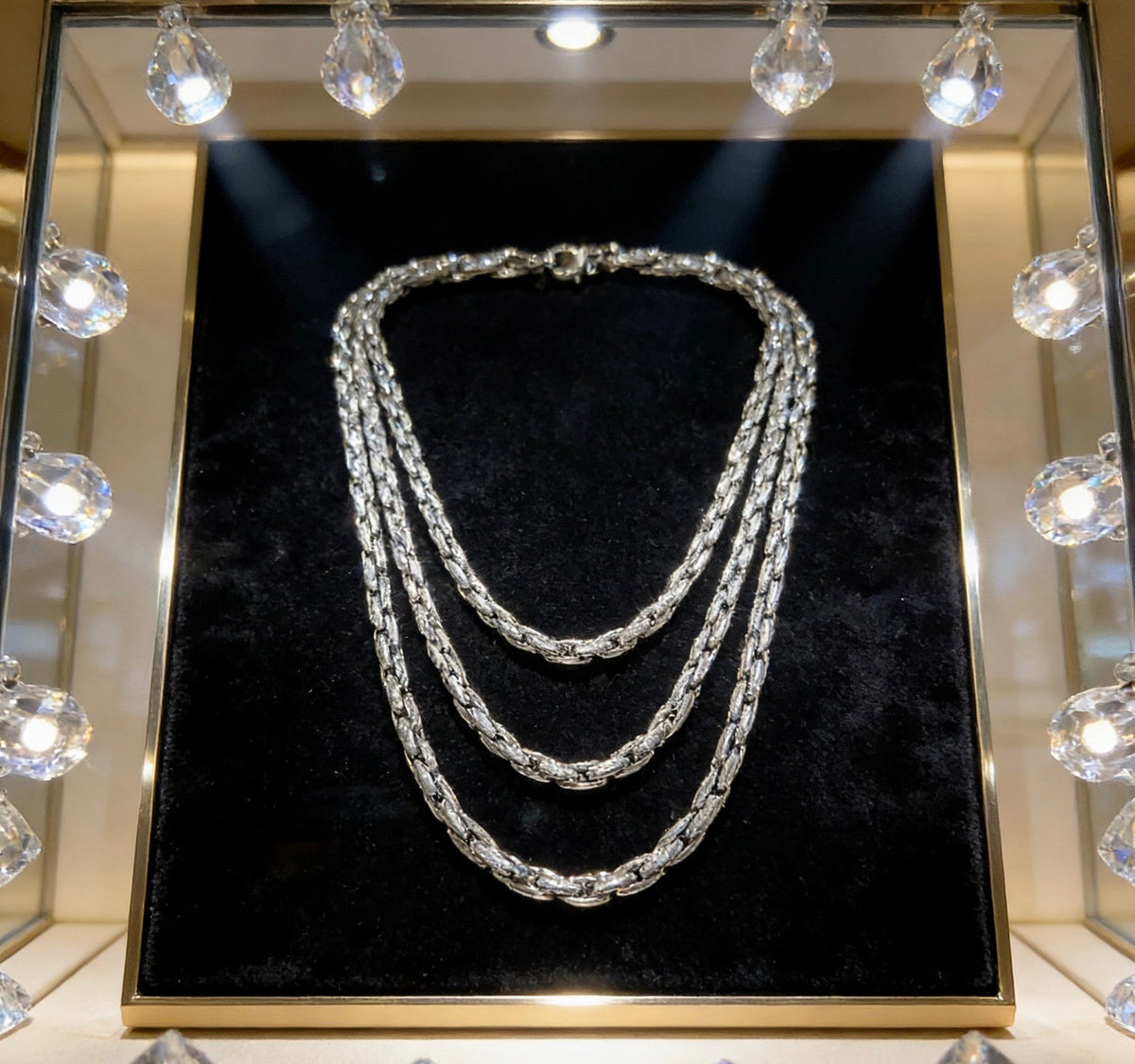 Martin Graham ring in polished metal-tone – styled product view