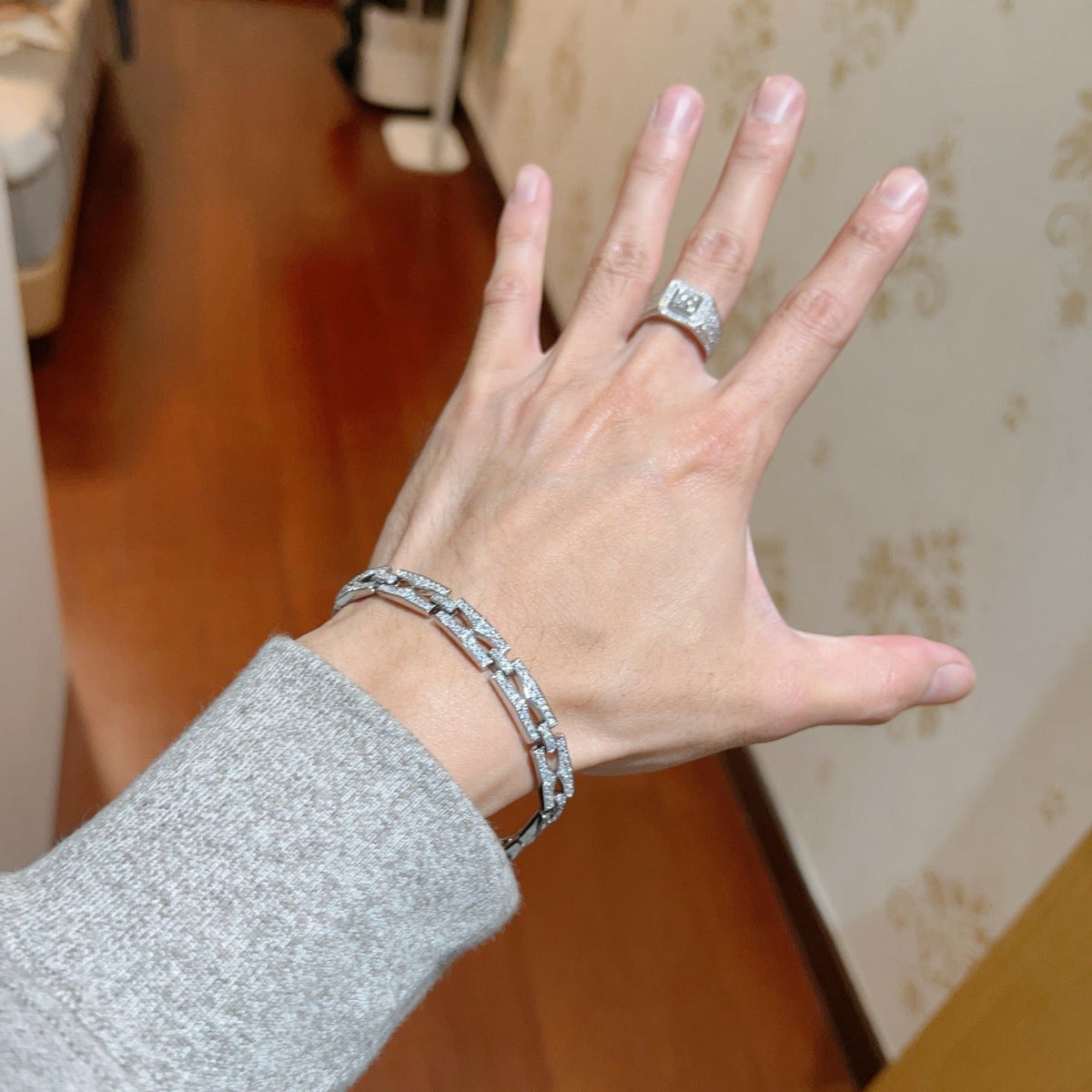 Martin Graham ring in polished metal-tone – main product view