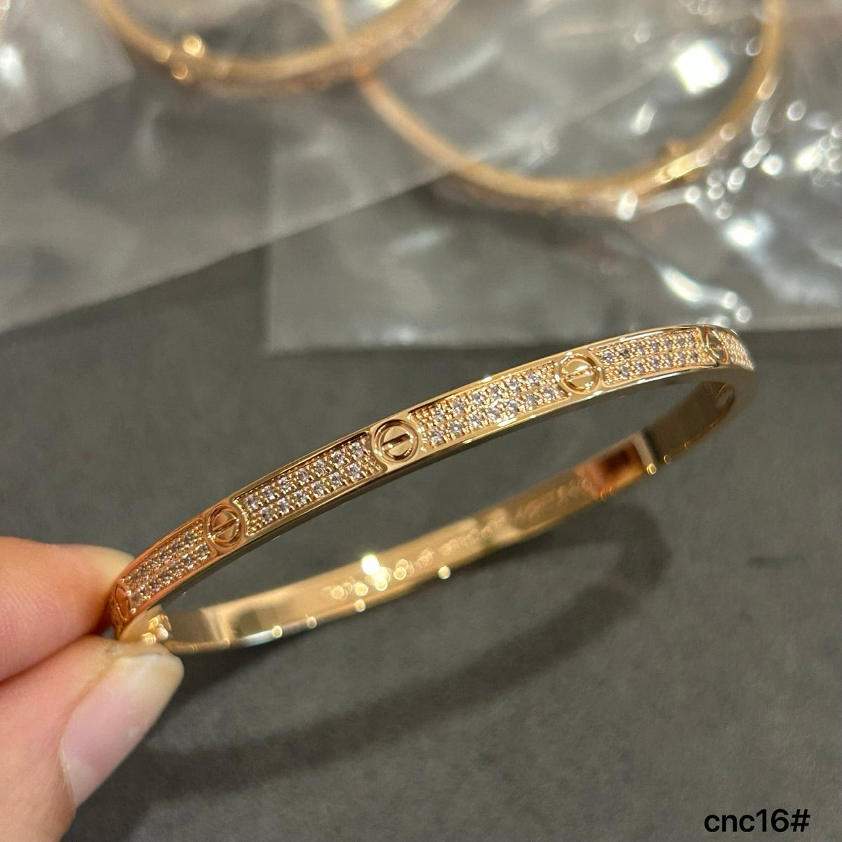 Martin Graham bracelet in polished metal-tone – main product view