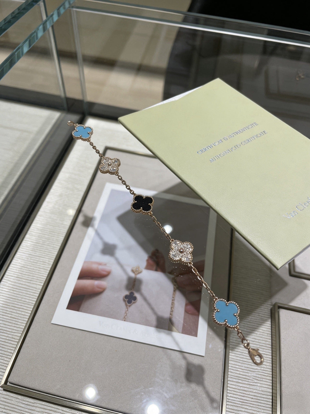 Martin Graham bracelet in polished metal-tone – side detail