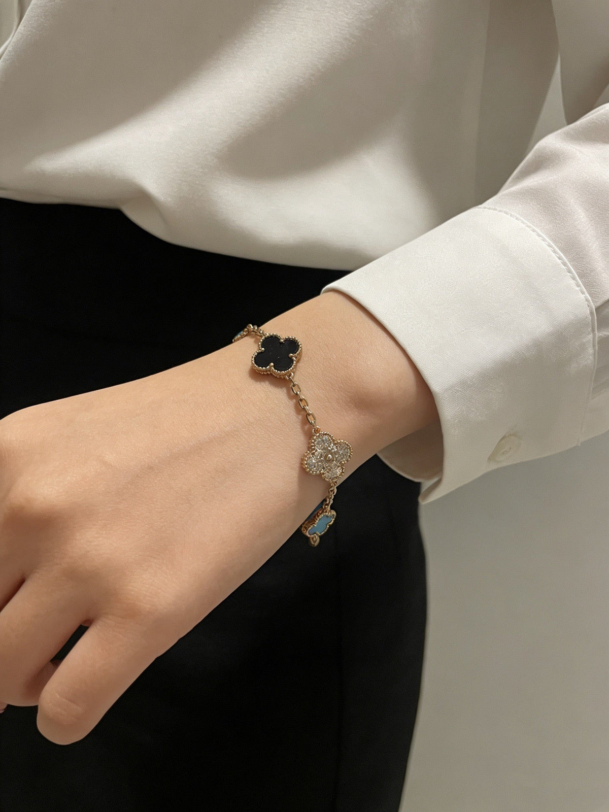 Martin Graham bracelet in polished metal-tone – main product view