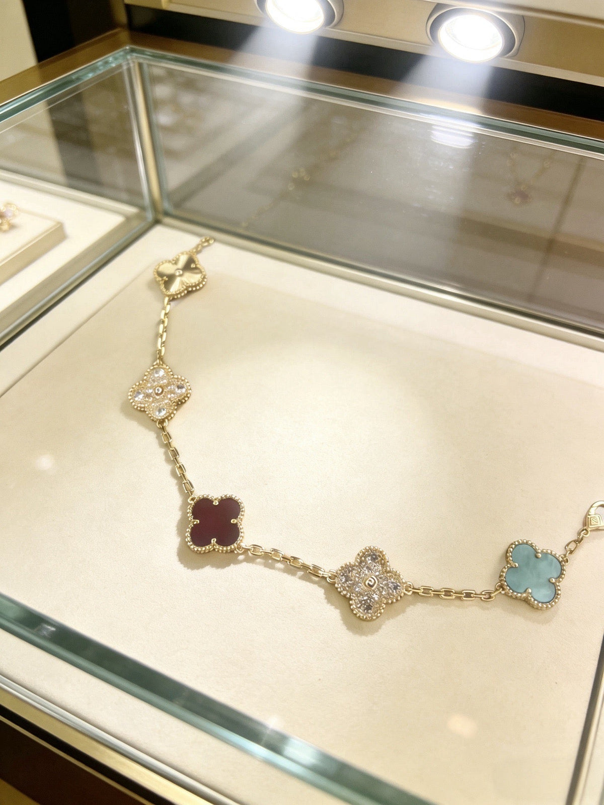 Martin Graham bracelet in polished metal-tone – front product view